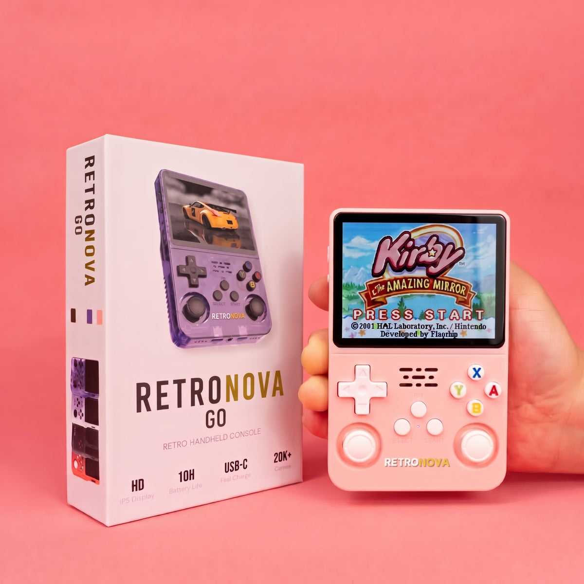 RetroNova Go - Retro Games Console