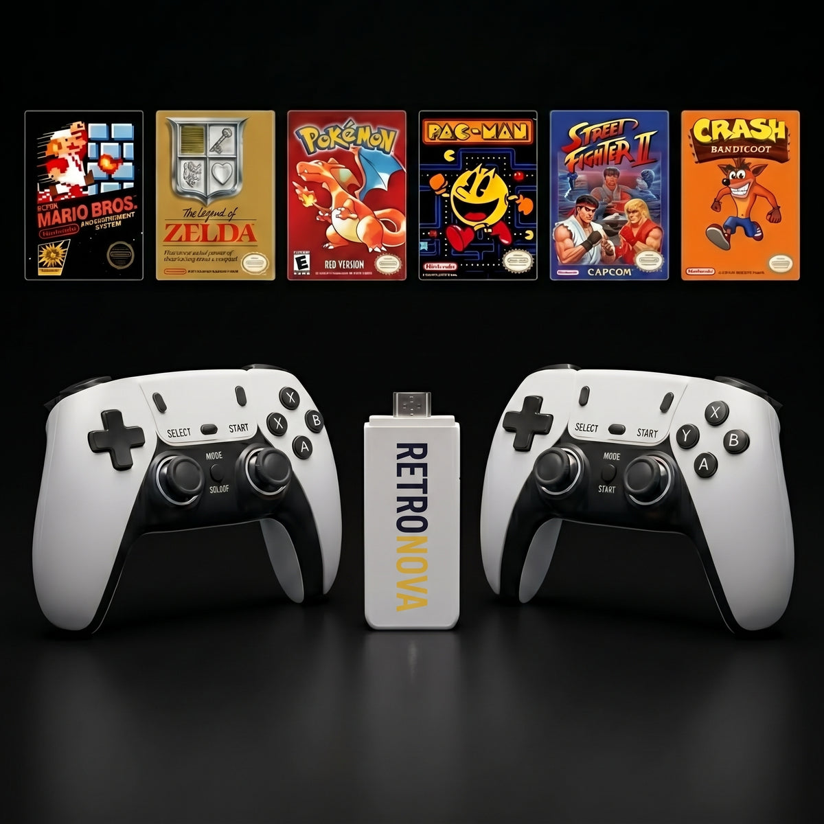 RetroNova Plug - Retro Games TV Stick