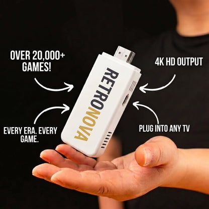 RetroNova Plug - Retro Games TV Stick